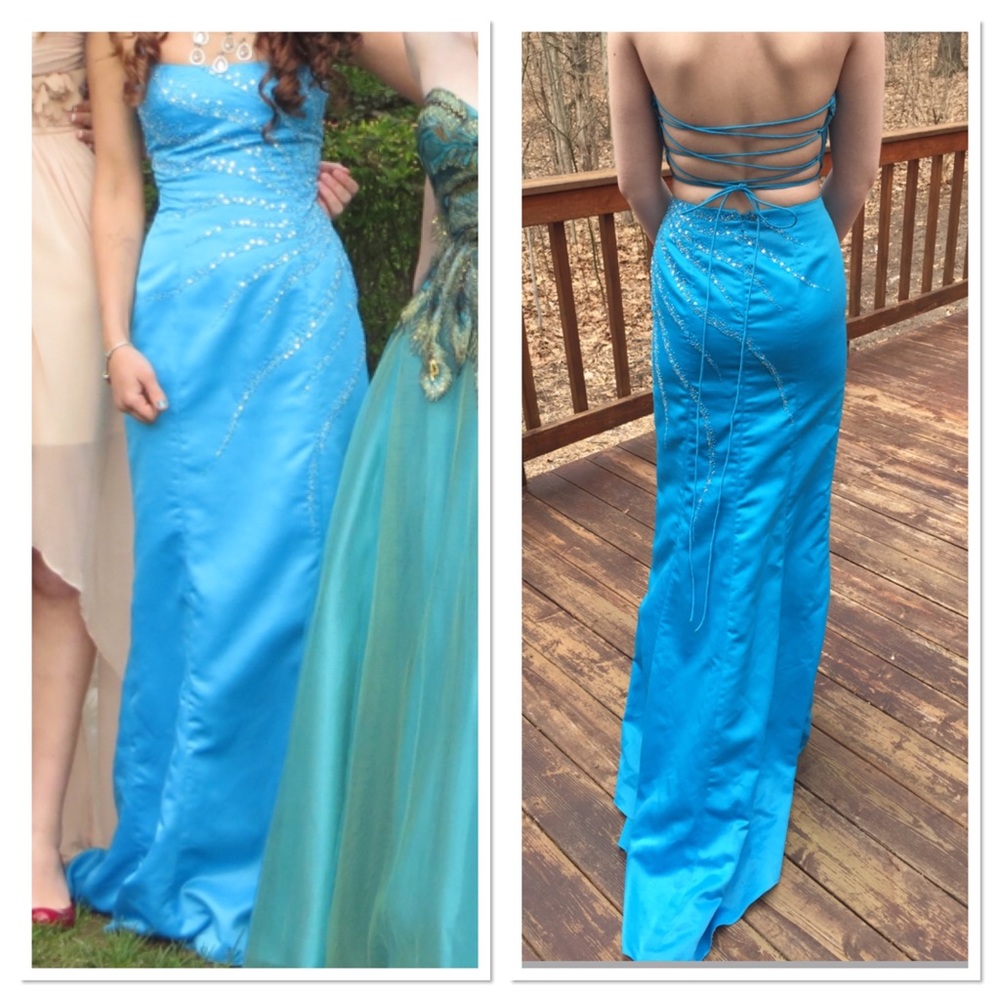 Gorgeous Beaded Gown (Center)